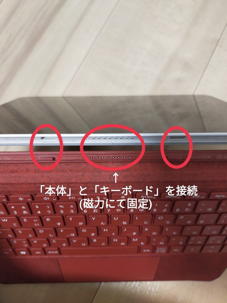 キーボードが破損した時にキーボードのみ再購入で済んだ